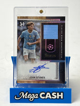 Topps John Stones MAR-JS Museum Autograph Relic Card 287/299
